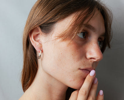 עגילי חישוק בינוני